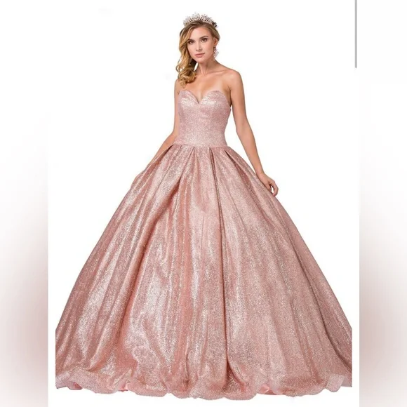 Dancing Queen | Dresses | Color Is Champagne Rose Gold | Poshmark
